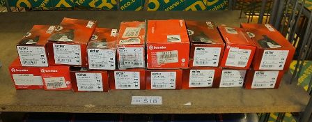 Eicher, Brembo and TRW Brake Pads - Please see pictures for examples of model numbers