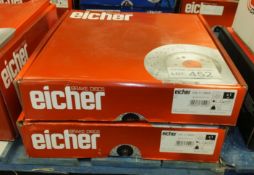 2x Eicher 104 11 0809 Brake Discs