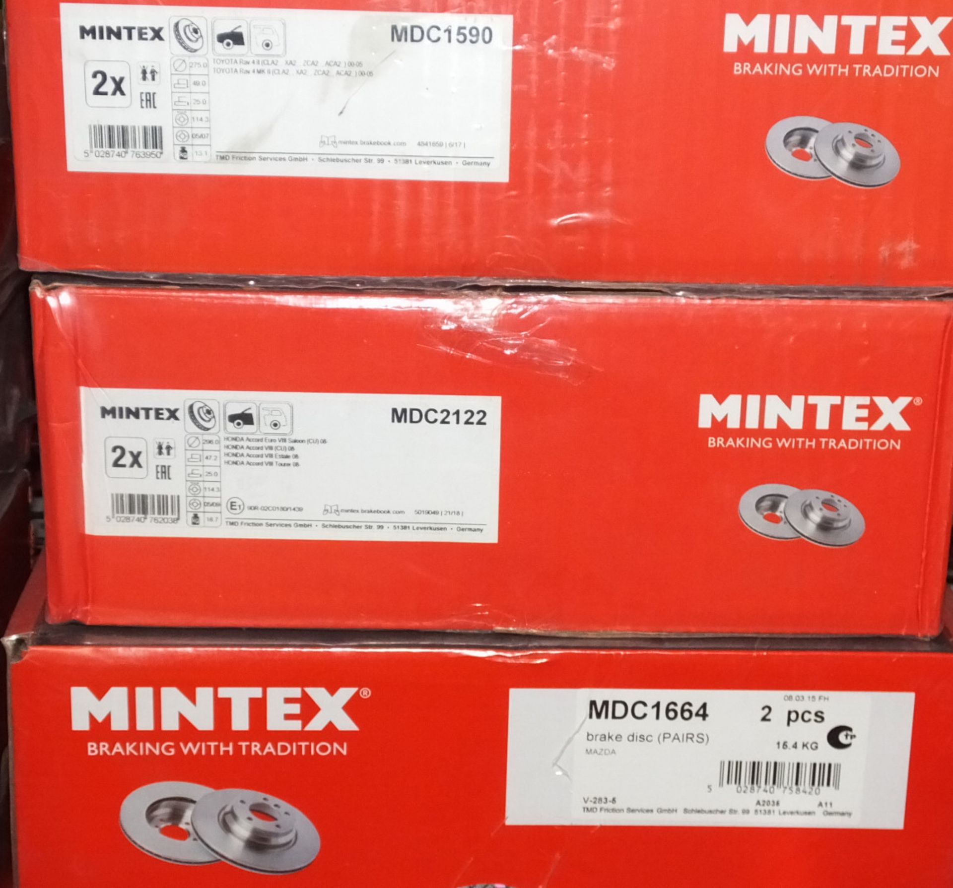 Mintex Brake Disc & Pad Sets - Please see pictures for examples of model numbers - Image 5 of 8