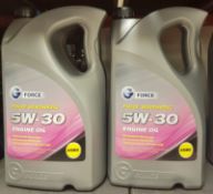 2x G Force Fully Synthetic 5W-30 A5/B5 Engine Oil - 5L