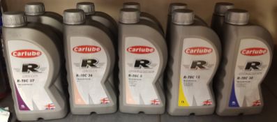 Carlube R-Tec 37 20W-50 motor oil mineral - 1LTR - 2 bottles, Carlube R-Tec 36 15W-40 moto