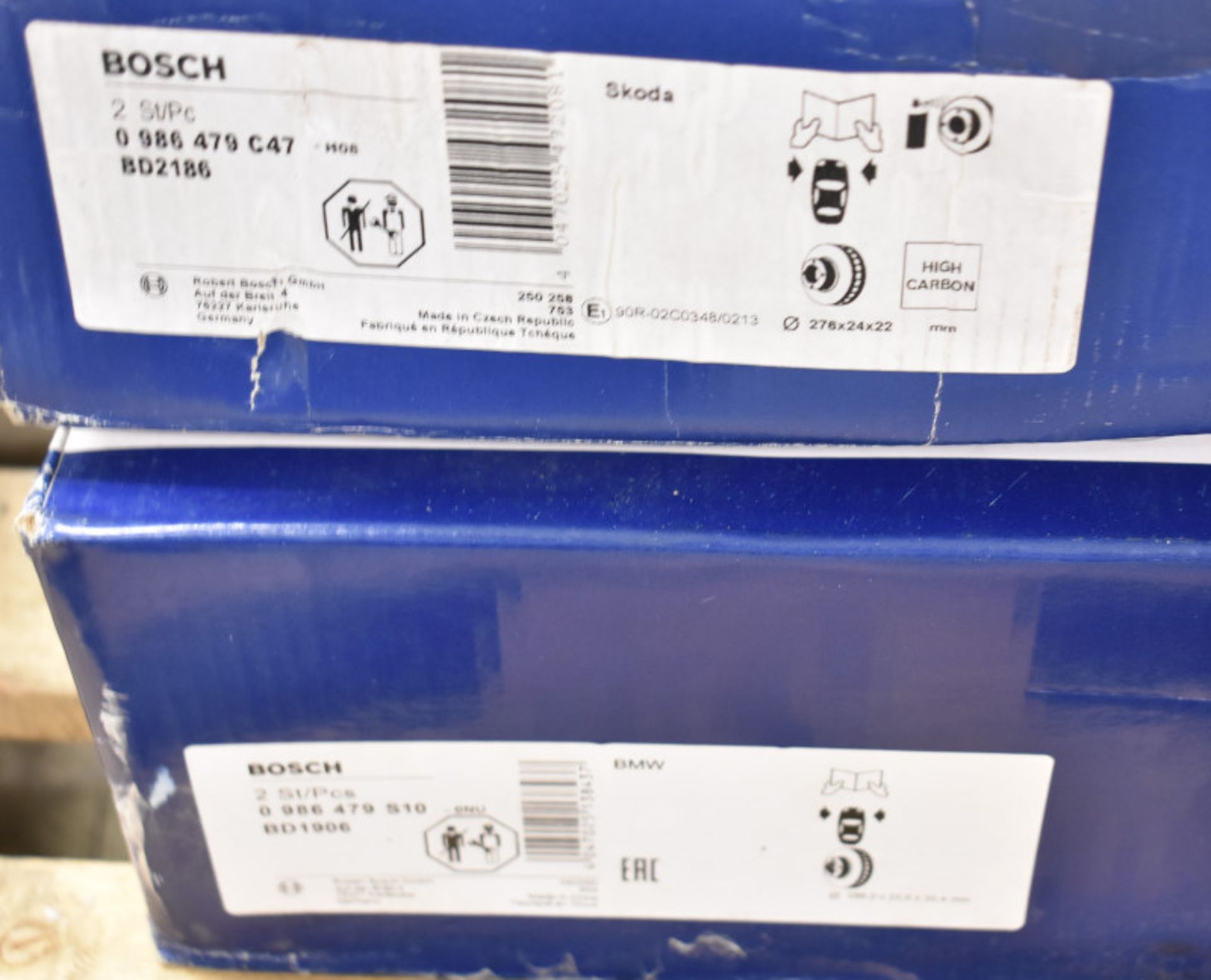 Bosch Brake Disc & Brake Drum Sets - Please see pictures for examples of model numbers - Image 4 of 7