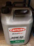 2x Carlube Driveline 80W-90 Axle Oil - 4.55 Litre