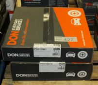 2x Don Brake Disc Sets - Models - PCD11031 & PCD10572