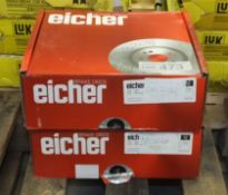 2x Eicher DM3026 Brake Disc Sets