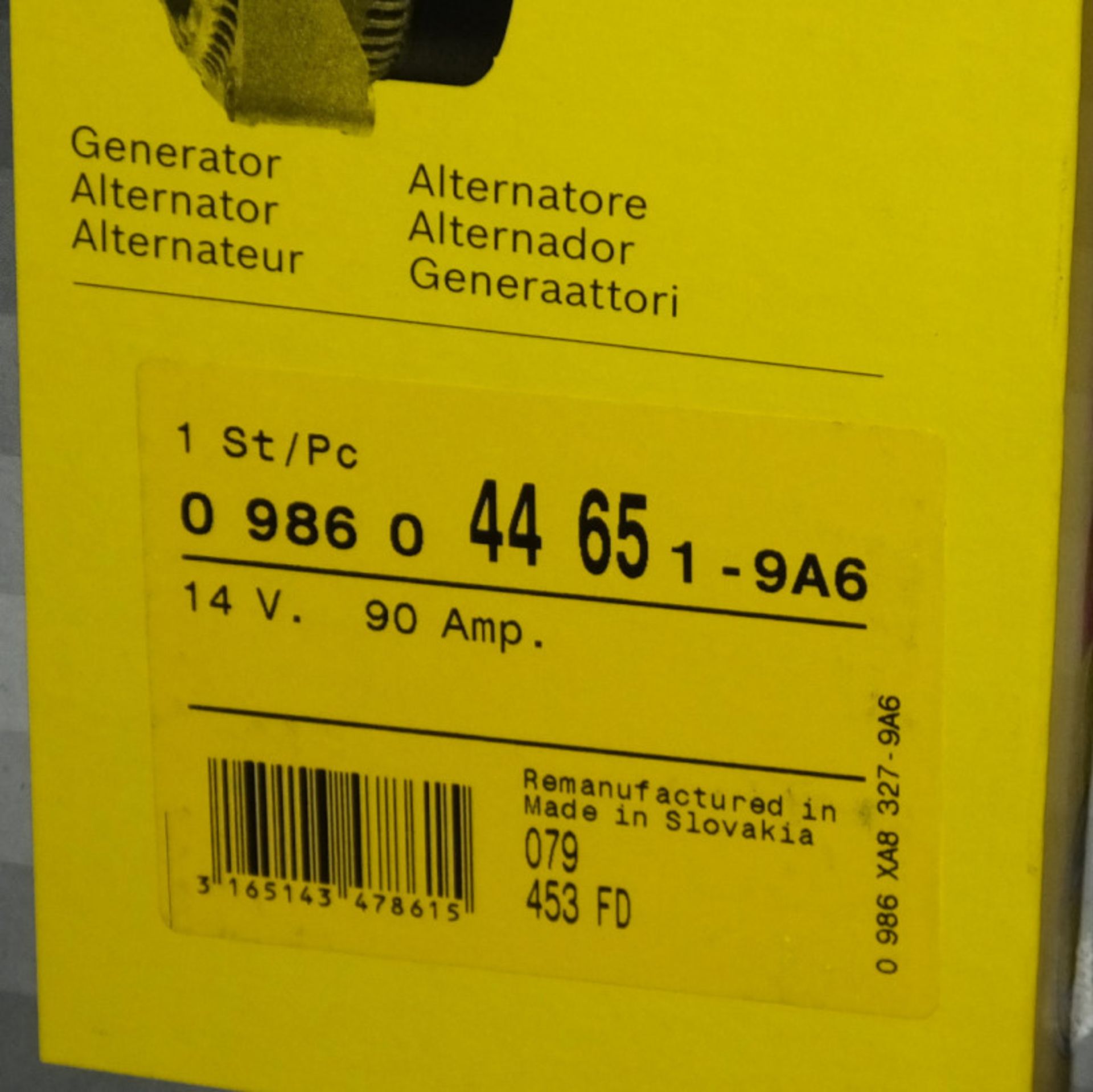 5x Bosch Alternators - Please see pictures for model numbers - Image 6 of 6
