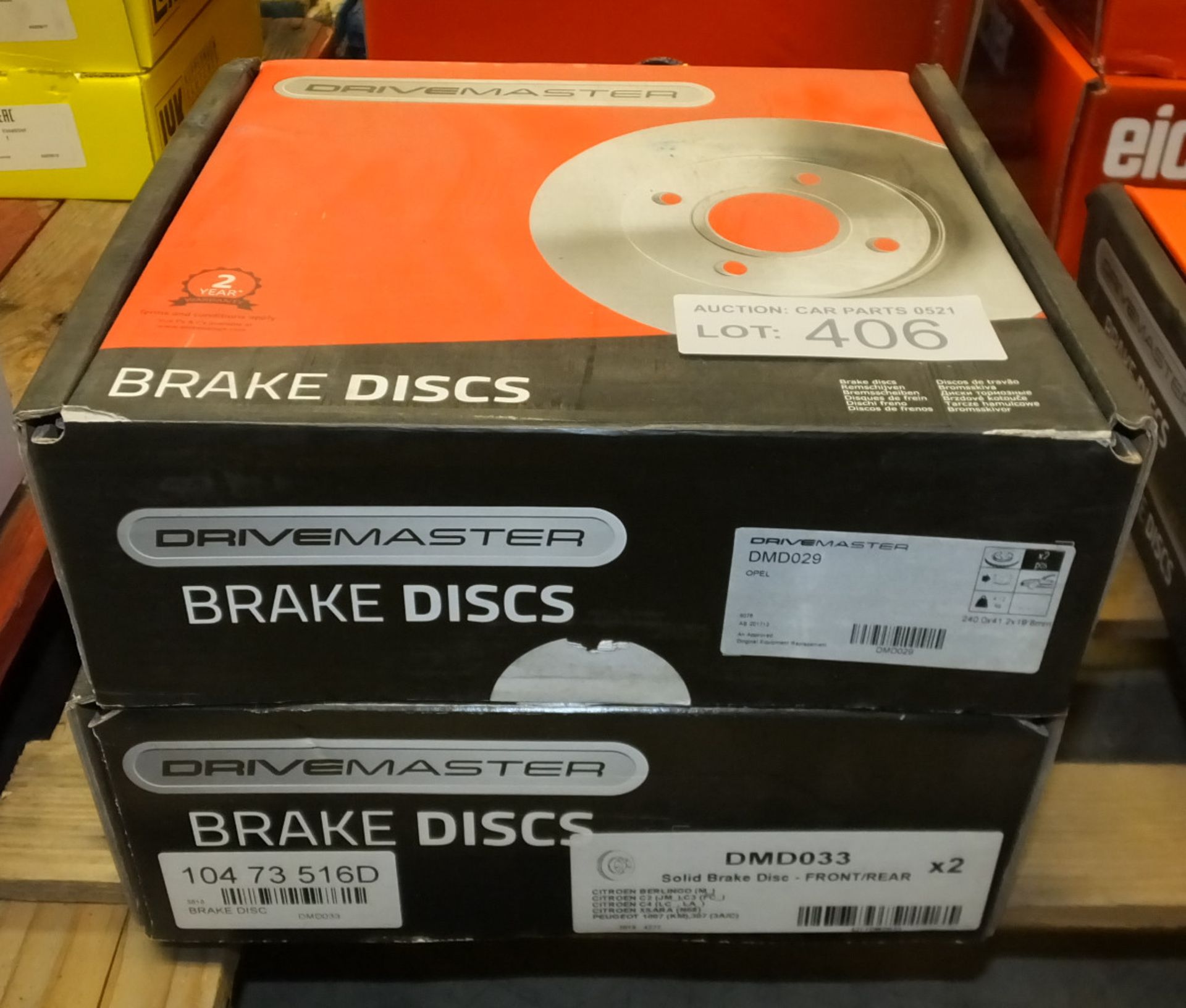 2x Drivemaster Brake Disc Sets - Please see pictures for model numbers