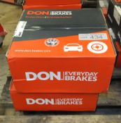 2x Don Brake Disc Sets - Models - PCD11582 & PCD10322