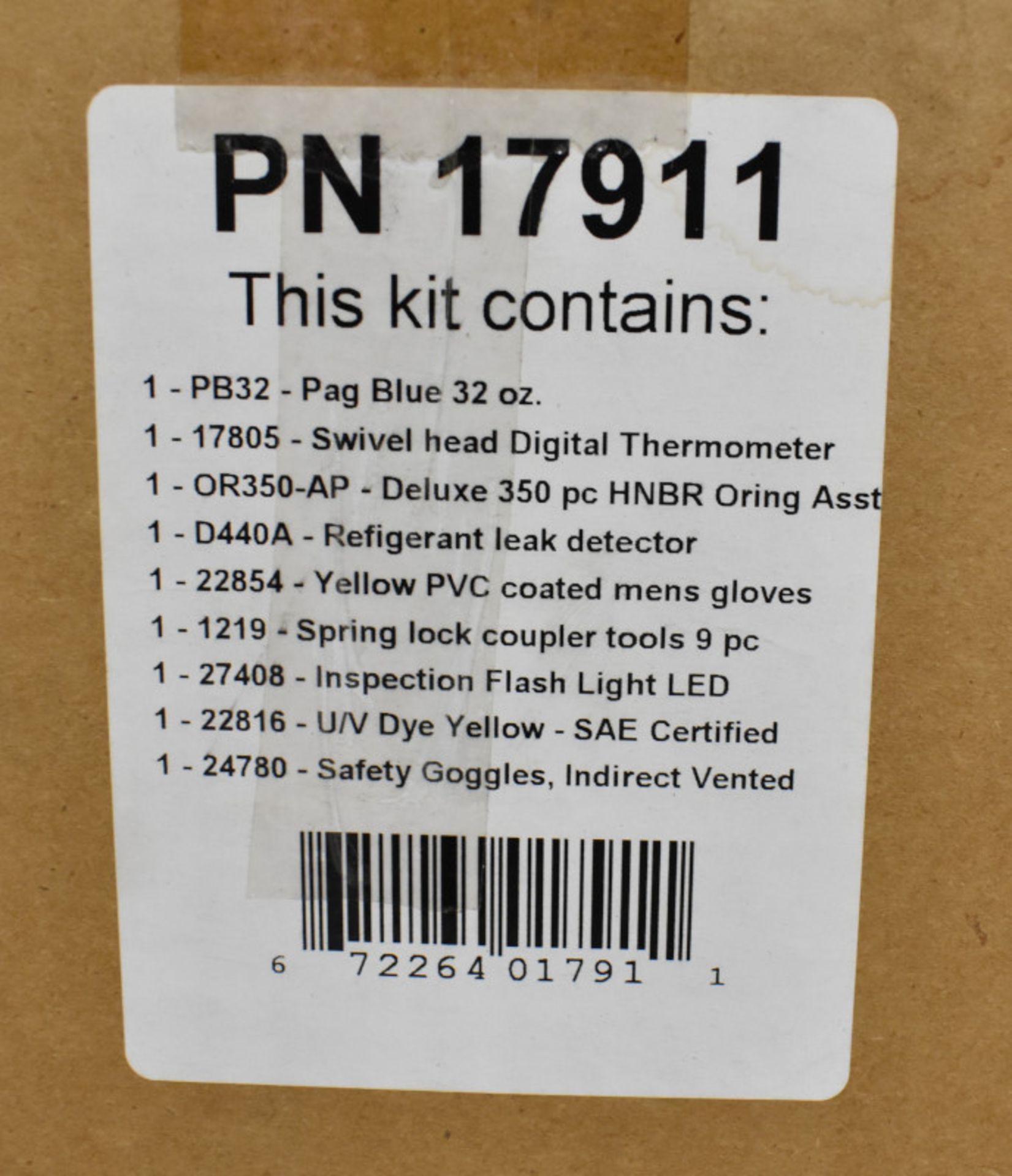Supercool PN 17911 A/C System Safety Kit - Image 2 of 2