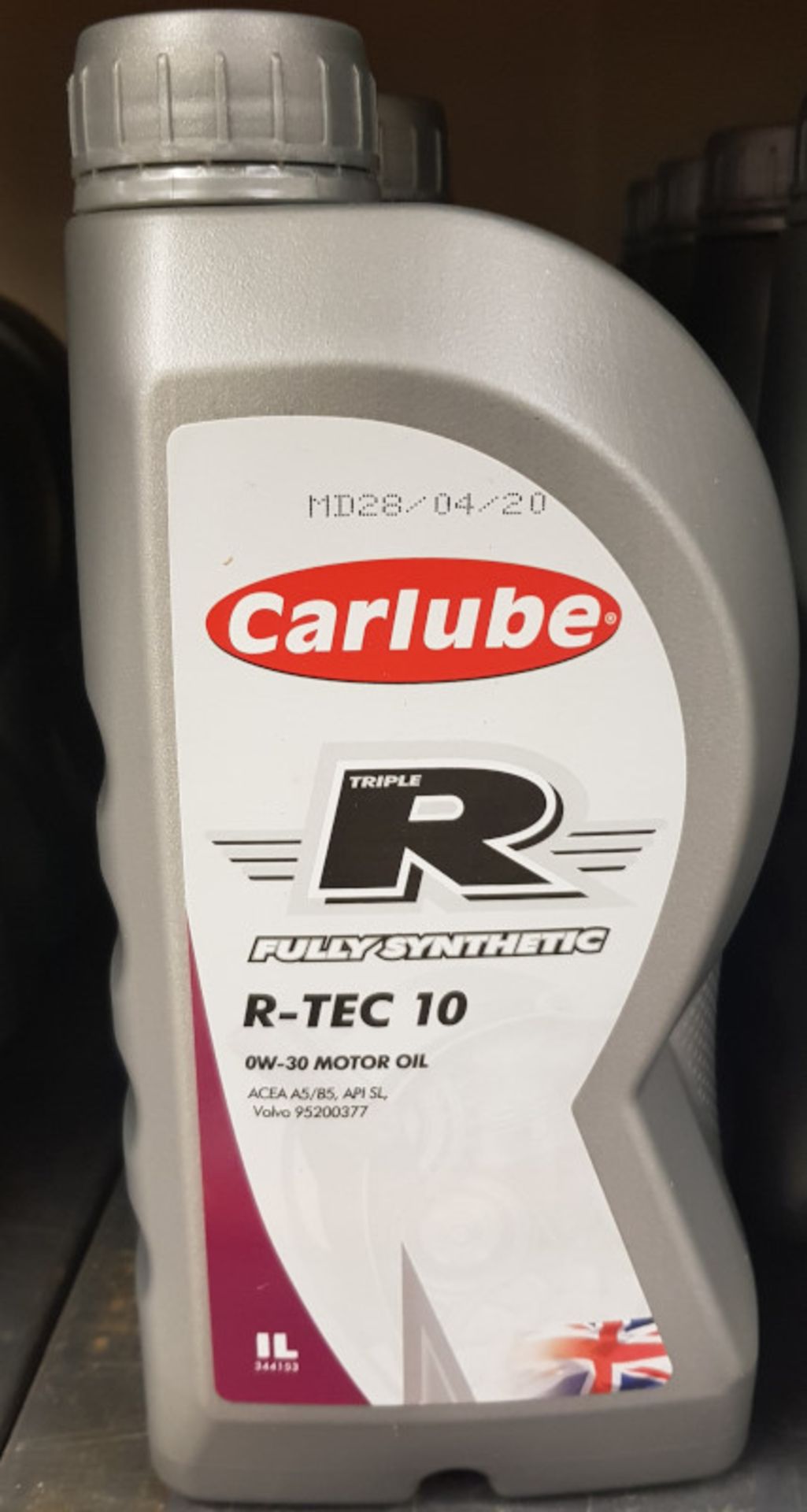 Carlube R-Tec 10 0W-30 motor oil fully synthetic - 1LTR - 10 bottles - Image 2 of 2