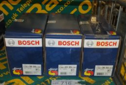 3x Bosch starter motors - see pictures for models