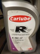 3x Carlube Fully Synthetic R-Tec 17 - 5W-30 Motor Oil - 5L