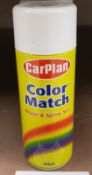 5x Carplan Color Match Brush & Spray Set - Gloss White - 400ml