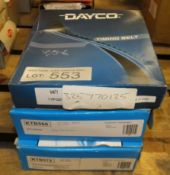 3x Dayco timing belt kits - check pictures for models