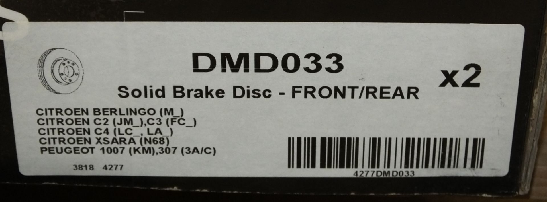 2x Drivemaster Brake Disc Sets - Please see pictures for model numbers - Image 3 of 3