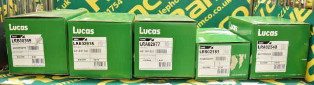 4x Lucas Alternators & 1x Lucas Starter Motor - Please see pictures for model numbers