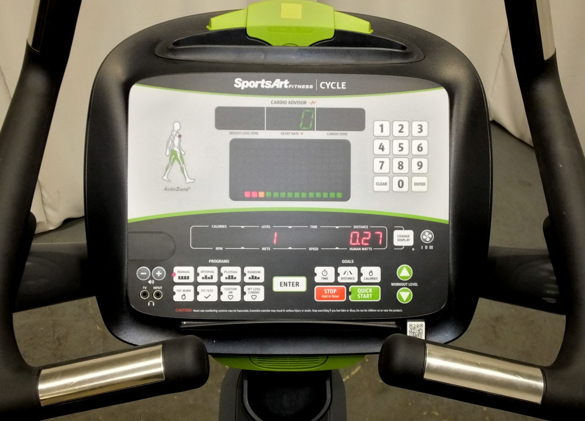 Sports Art Fitness C575U Upright Cycle - Image 4 of 11