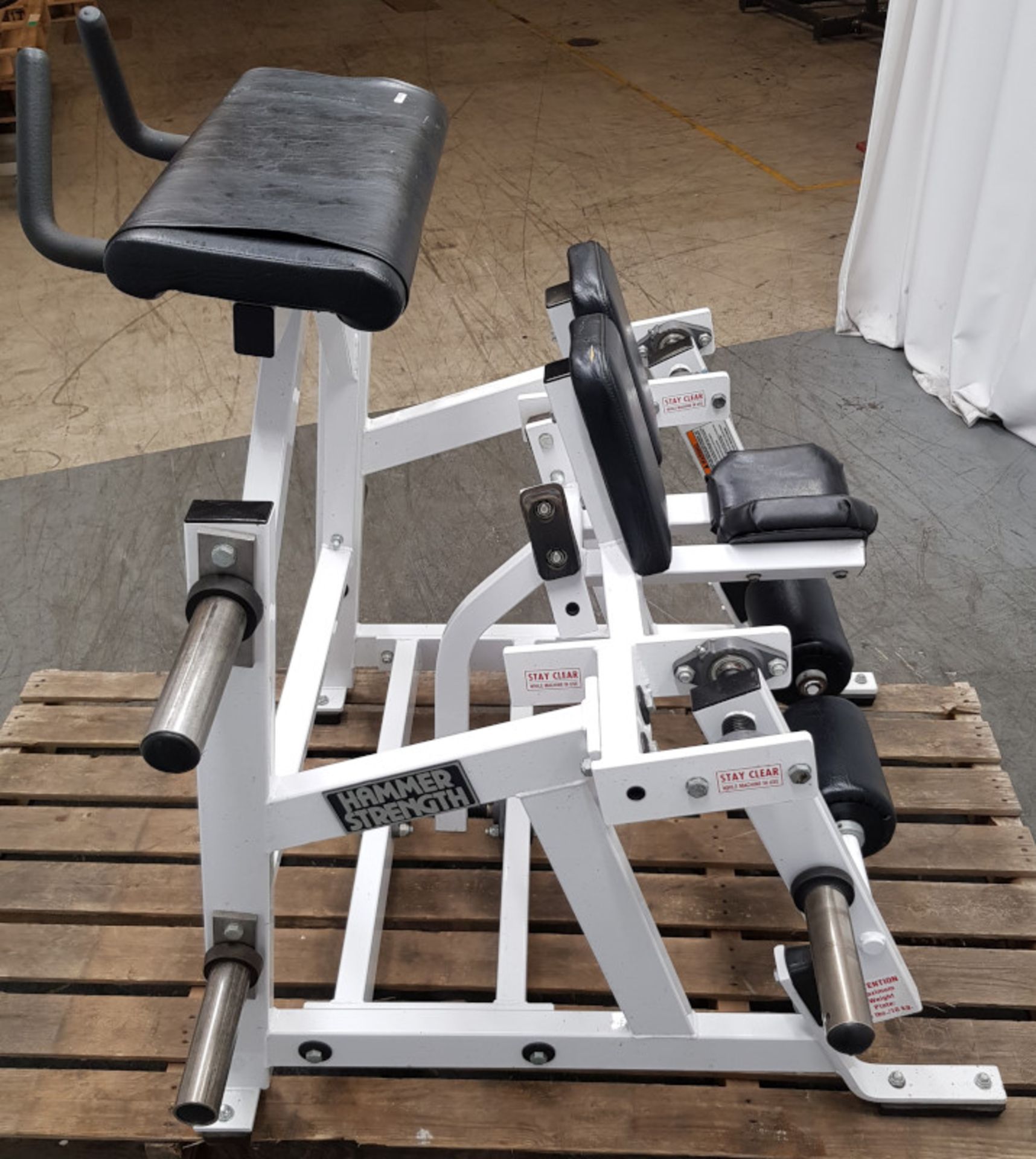 Hammer Strength ISO Lateral Kneeling Leg Curl Machine (minor damage to padding) - Image 4 of 8