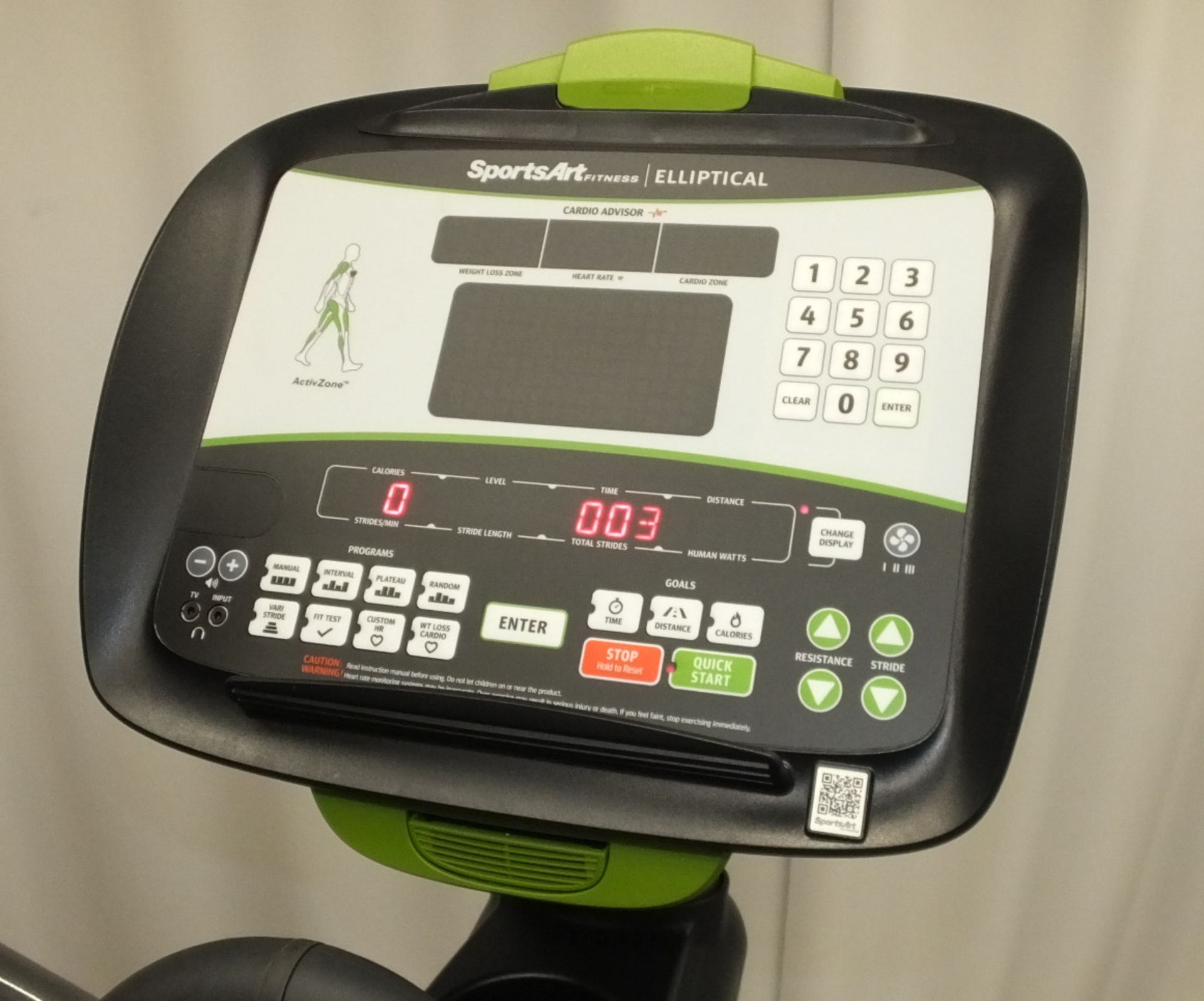 Sports Art Fitness E875 Elliptical - Image 8 of 17