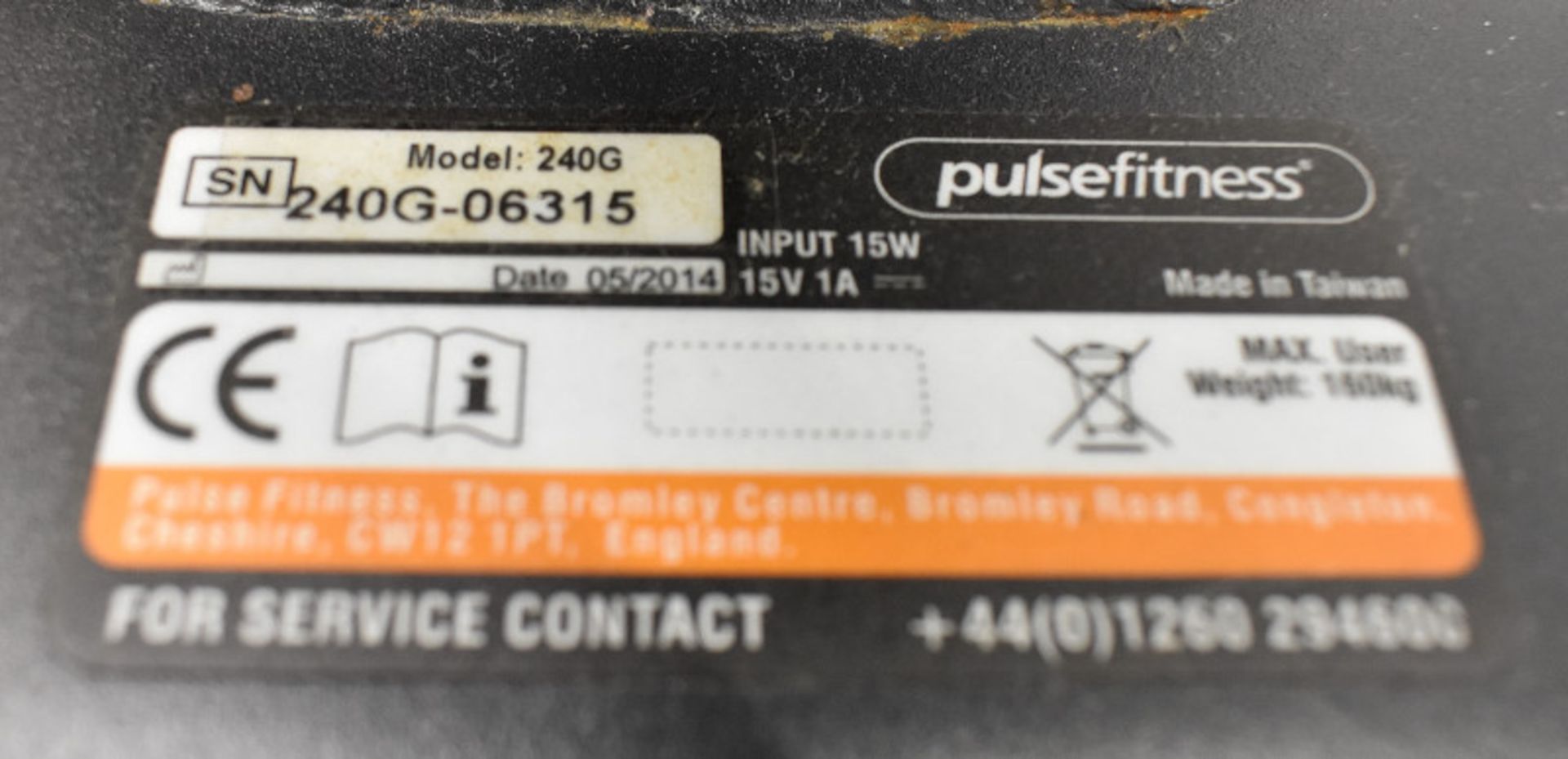 Pulse Fitness U-Cycle 240G - Image 9 of 9