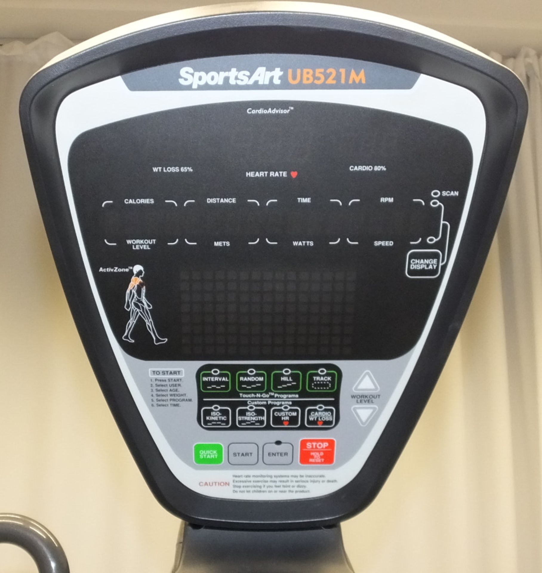 Sports Art Fitness UB521M Bilateral Upper Body Ergometer - Image 6 of 14