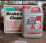 Polygard Brake & Clutch cleaner - 5LTR bottles x4