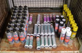 Tetrosyl Tetra Schutz, Moly grease, EP2 Lithium Grease, Matt Black trade spray, White Prim