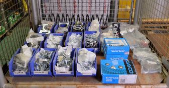 Various fitting clips, Dayco belt drive components, Dayco DI Distribution kit