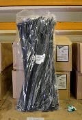 Large Black Cable Tie 540mm x 13mm - 100 per pack - 6 pack per box - 2 boxes