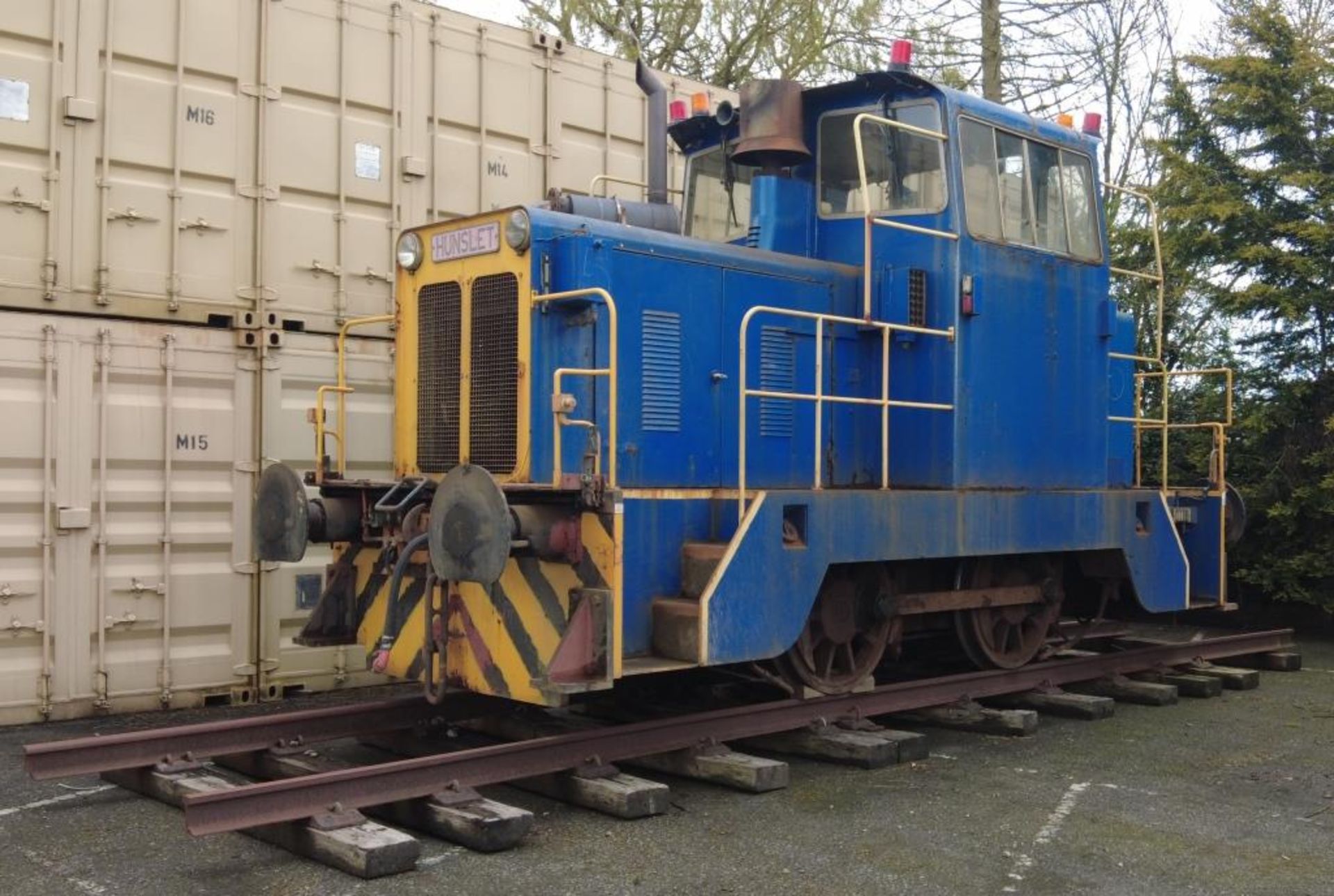 Hunslet No.5 Shunter engine - 4ft 9in width track - Hours run 20060.6