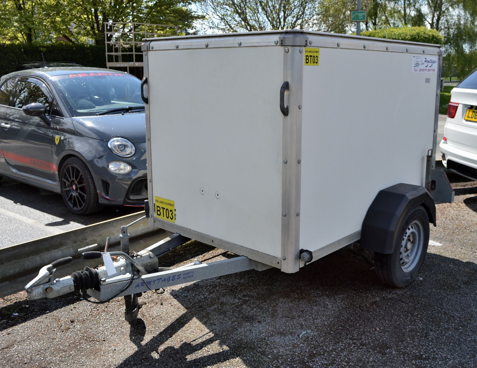 Armitages Box Trailer L 3000mm x W 1700mm x H 1660mm - double door - box section - L 1800m - Image 2 of 8