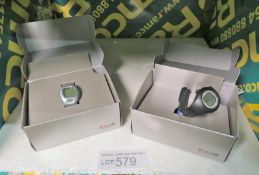 2x Polar F6 Fitness Wrist Heart Rate Monitors