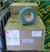 Scapa Cloth Adhesive Tape Olive Green - L 50M x W 50mm - 16 Rolls Per Box - 2 boxes