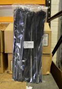 Large Black Cable Tie 540mm x 13mm - 100 per pack - 6 pack per box - 2 boxes