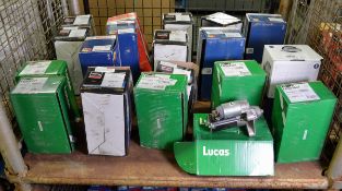 Various starter motors - Lucas, Bosch, Remy, Wai - see pictures for model & types