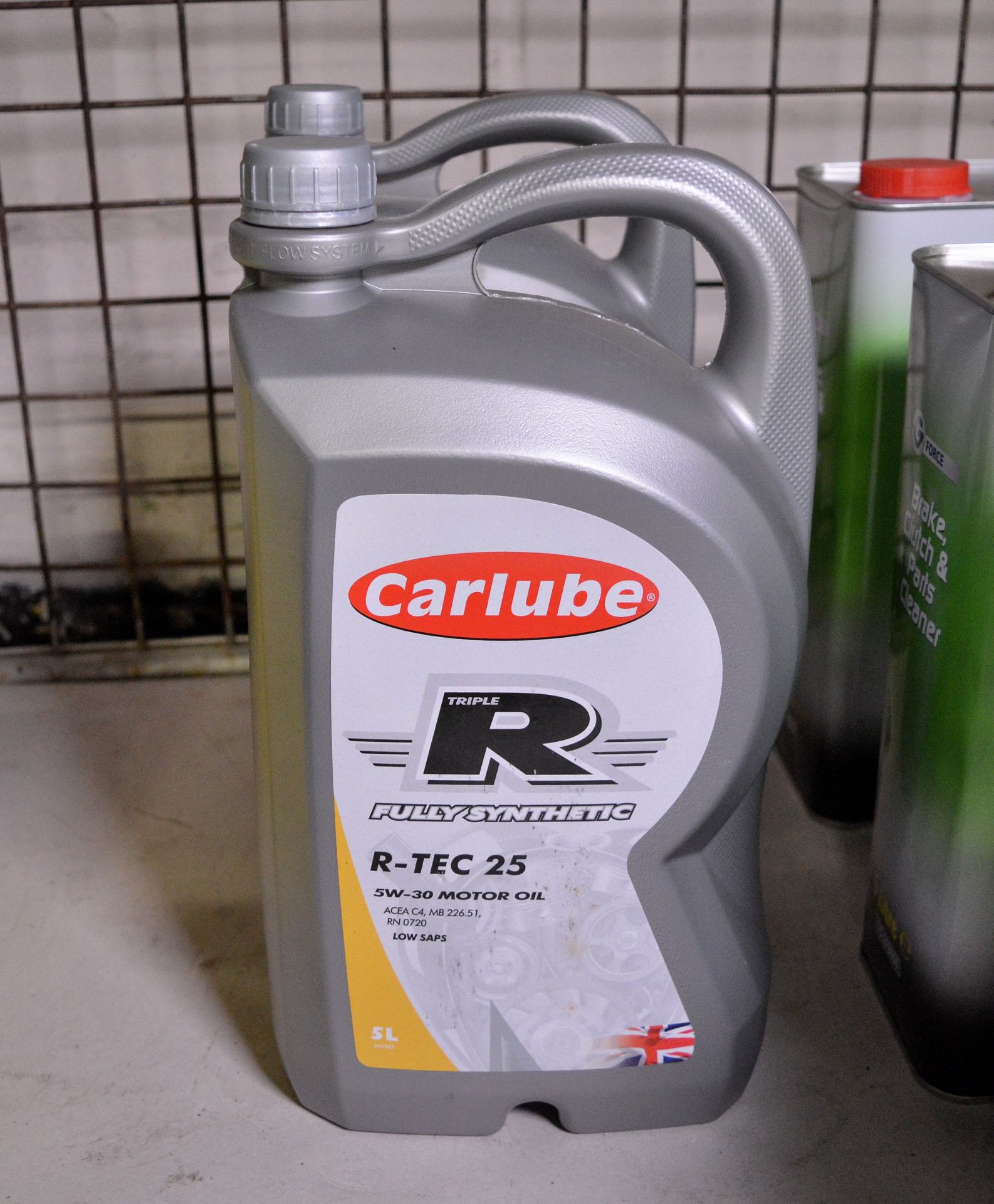 Carlube R-tec Oils, 9x 5Ltr Gforce Brake, clutch & Parts Cleaner, 2x 5Ltr Ultra Wash & Wax - Image 4 of 5
