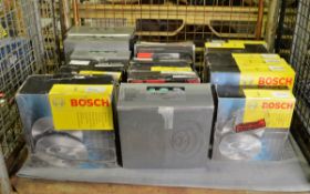 Various brake discs - Bosch, Drivemaster, Mintex - see pictures for model & types