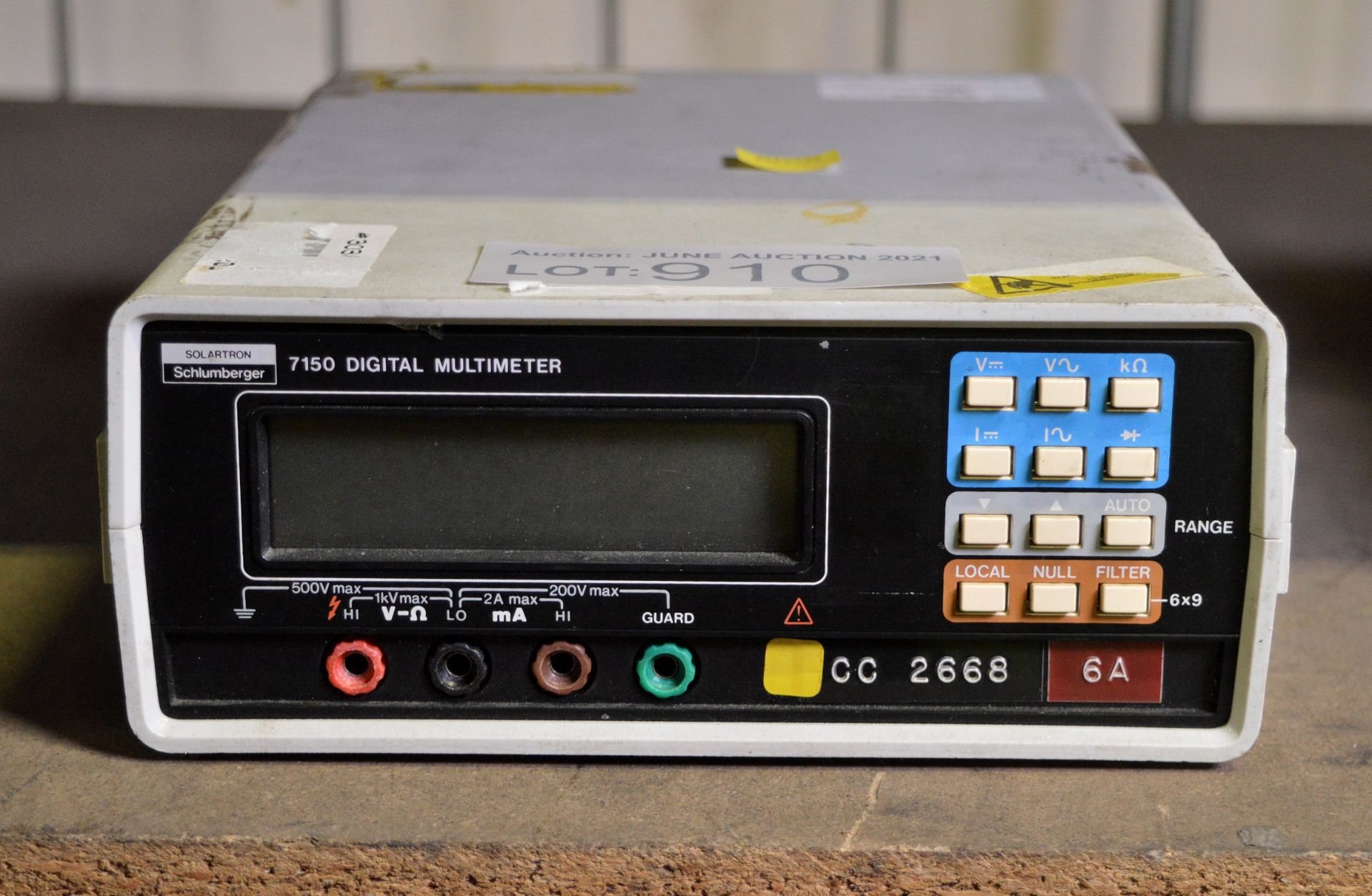 Solartron Schlumberger 7150 Digital Multimeter - Image 2 of 2