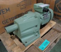 VEB Elektromotorerwerke type Z61 KPR 63 K6 / 320 - 3ph - 50hz - 0.60A - 0.18kW