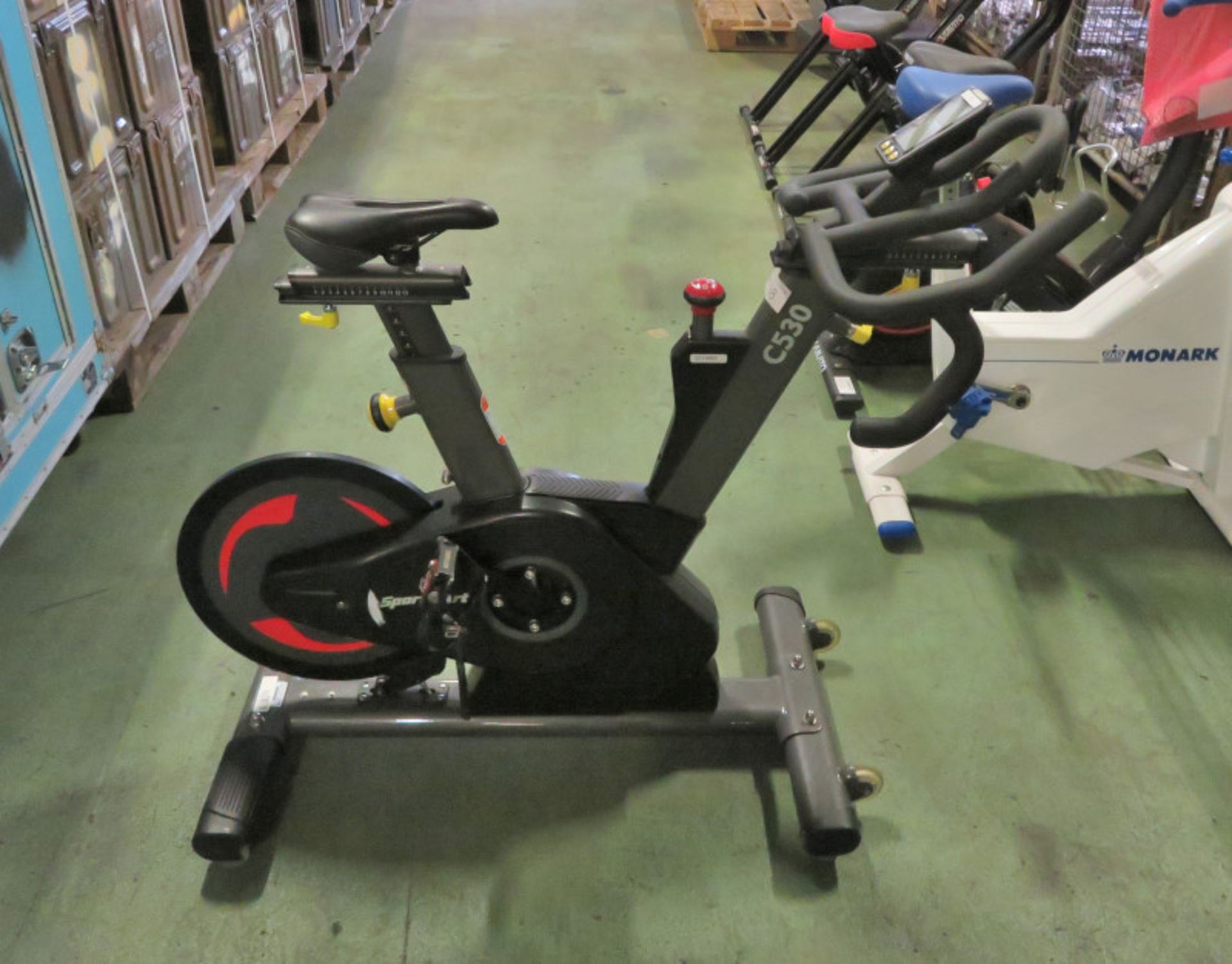 SportsArt C530 Exercise Bike with display module - Powers on but fundctions not tested - Image 2 of 4