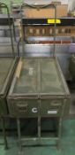 FIeld catering 4 burner cooker with fold out table