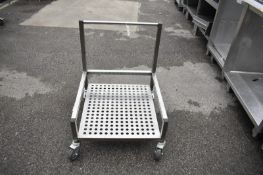 Stainless Steel Kitchen Trolley L 600mm x W 600mm x H 750mm