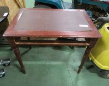 Wooden Writing Desk (minus drawer) - H780 x W910 x D610mm