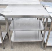 Stainless Steel Table L 900mm x W 650mm x H 900mm