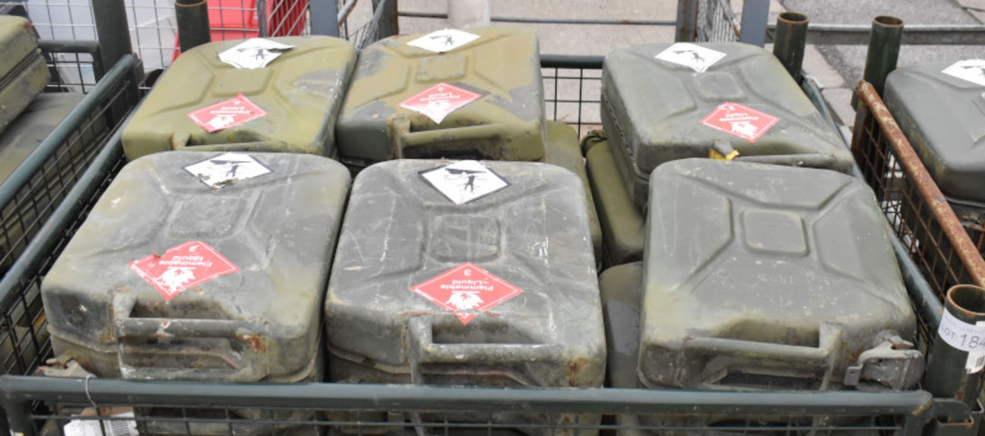 30x 20 LTR Ex-Mod jerry cans - Image 2 of 2