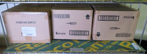 3x Boxes of Intex Doublequick Mini Air Pumps - 24 per box