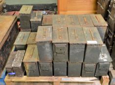 Ammunition boxes - various sizes x31