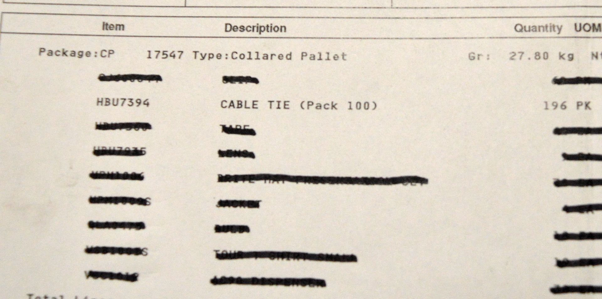 Cable ties - 100 per pack - approx 196 packs - Image 4 of 4