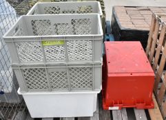 Various storage trays