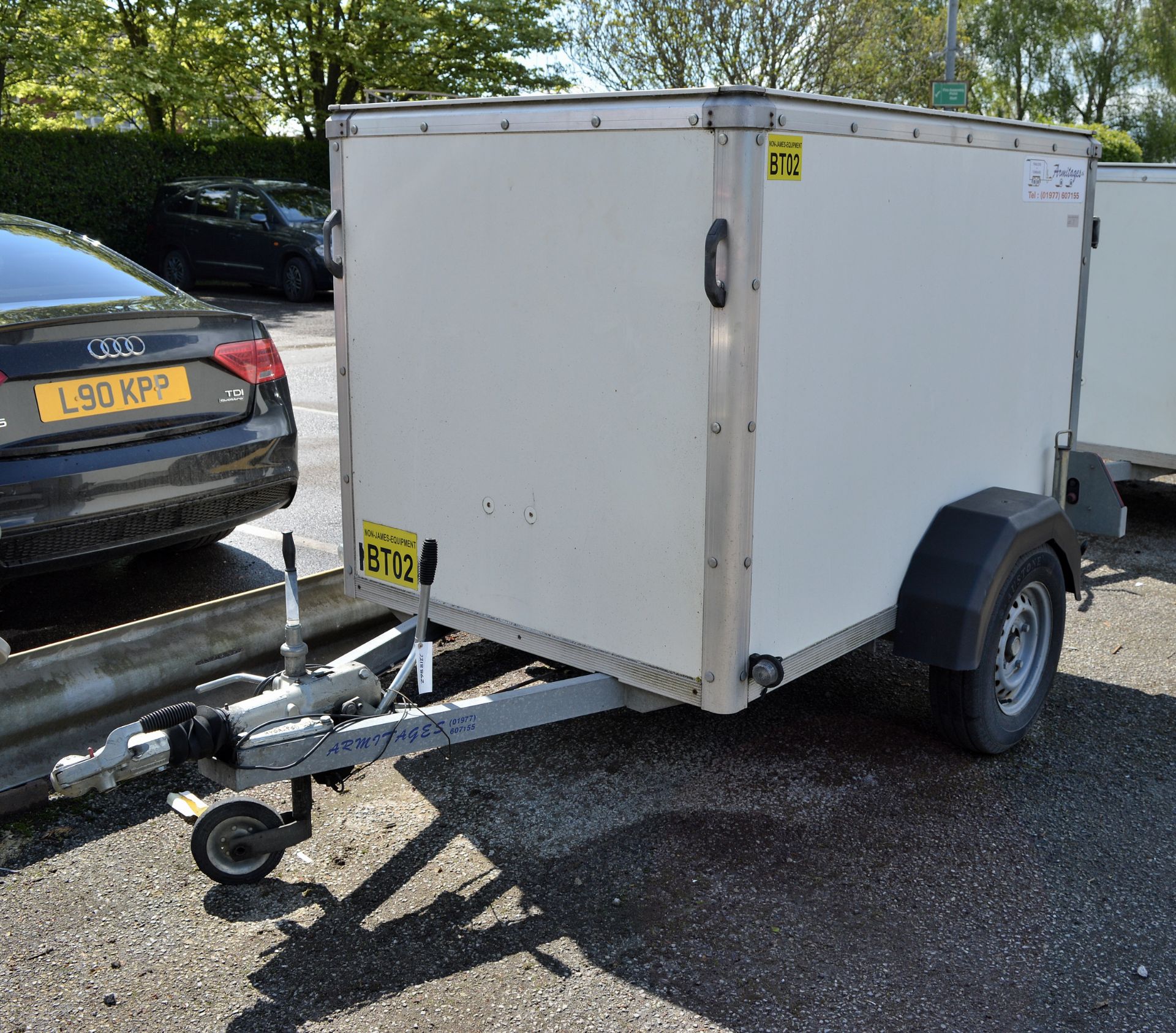 Armitages Box Trailer L 3000mm x W 1700mm x H 1660mm - double door - box section - L 1800m - Image 2 of 10